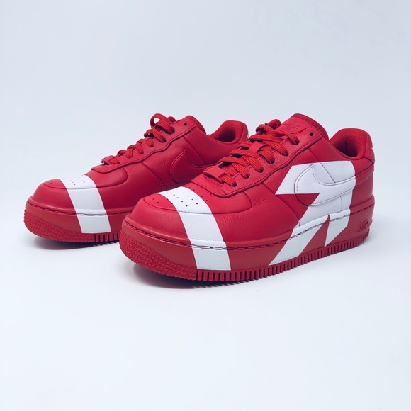 red uptown sneakers